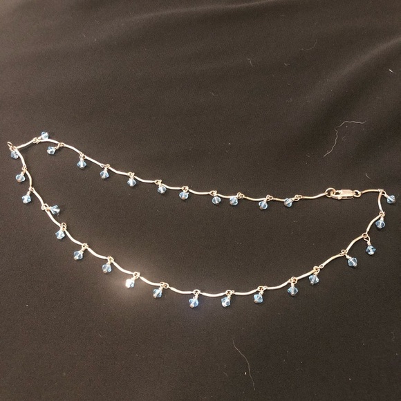 π Swarovski Crystal Sterling necklace - Picture 6 of 9